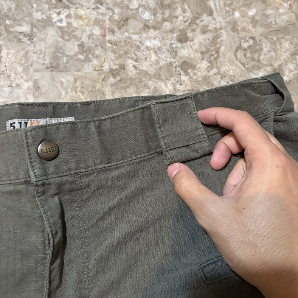 5.11 Tactical Stryke Pants Mens 40x32 Green Ripstop Cargo Work Stretch - Picture 3 of 13